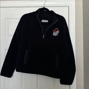 Georgia bulldogs quarter zip fleece